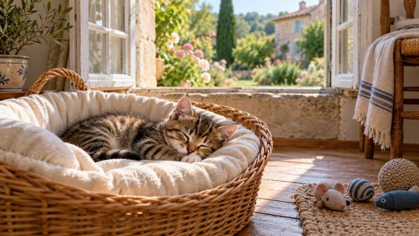 TOP 5 couffins pour chatons à privilégier pour leur confort